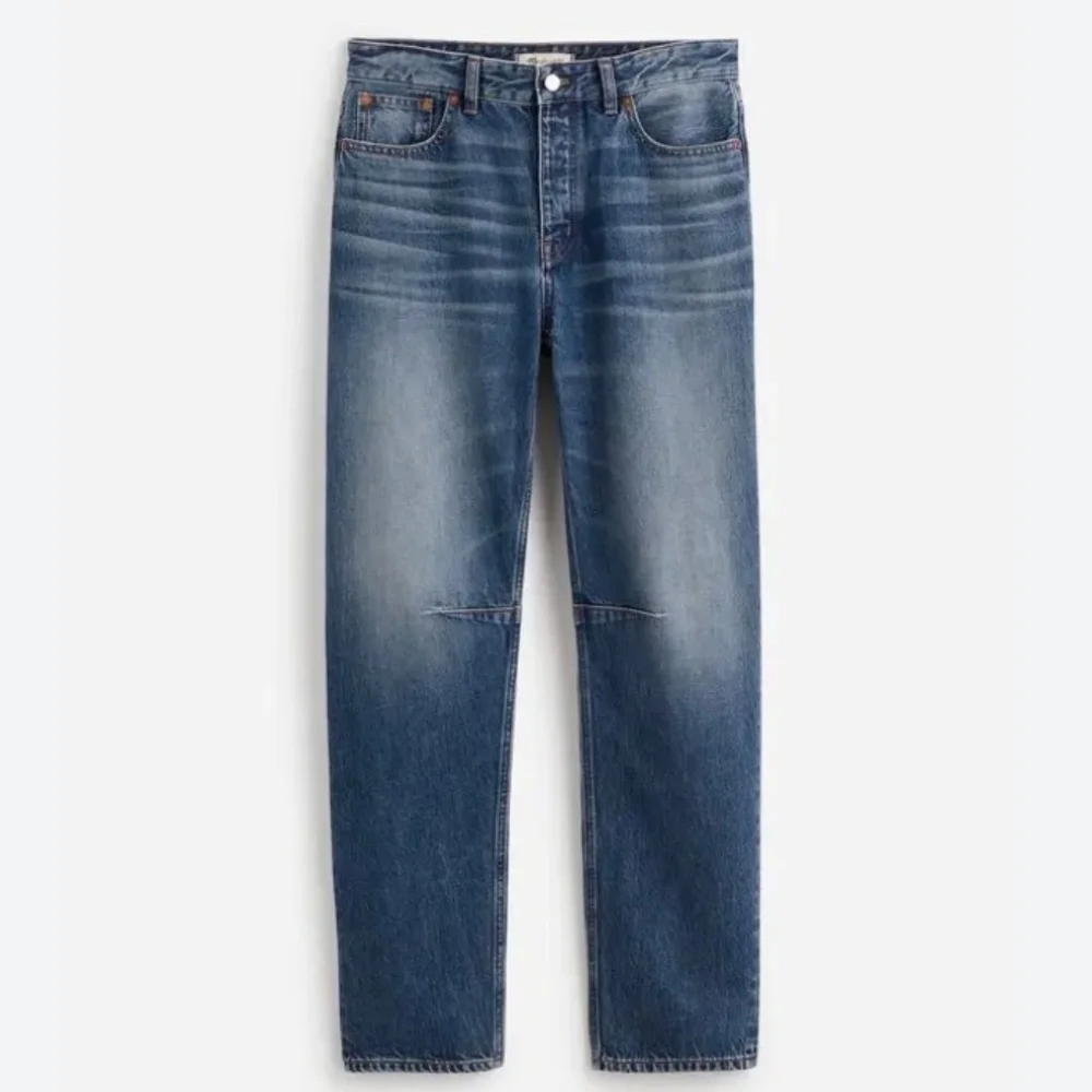 Madewell Indigo Straight Leg Jeans - Picture 4 of 13